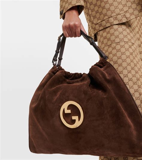 gucci blondie suede bag|gucci blondie medium tote bag.